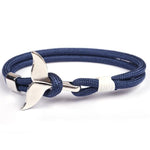 HOMOD™ Nautical Hook Unisex Rope Bracelet - Indigo-Temple