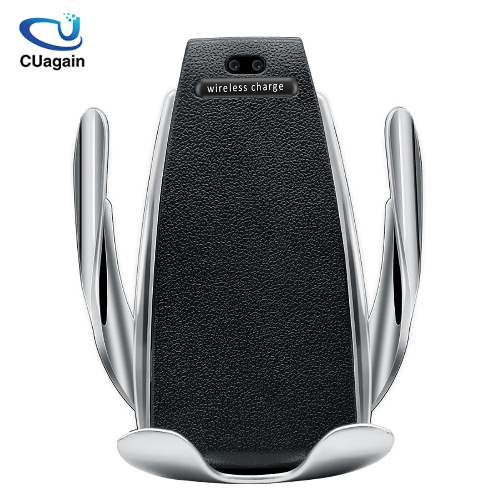 Electric-Auto Grip Phone Cradle and Qi Wireless Charger - Indigo-Temple
