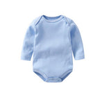100% cotton Baby Bodysuit With long Sleevs And Turtle Neck - Indigo-Temple