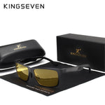 KINGSEVEN™ Magnesium Polarized Men's Sporty Sunglasses - Indigo-Temple