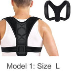 YOSYO™ Back/Shoulder Posture Support Brace - Indigo-Temple
