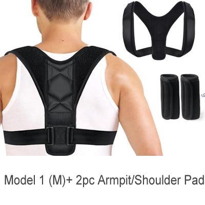 YOSYO™ Back/Shoulder Posture Support Brace - Indigo-Temple