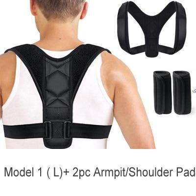 YOSYO™ Back/Shoulder Posture Support Brace - Indigo-Temple