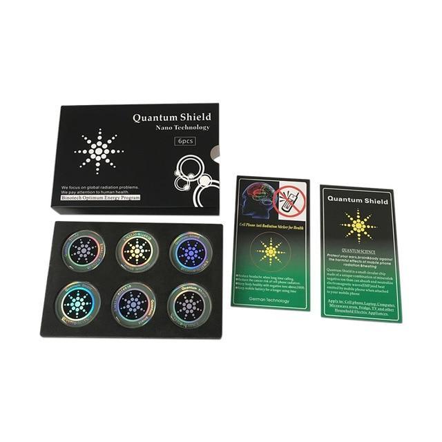 QuantumShield™ EMF Anti-Radiation Sticker - Indigo-Temple