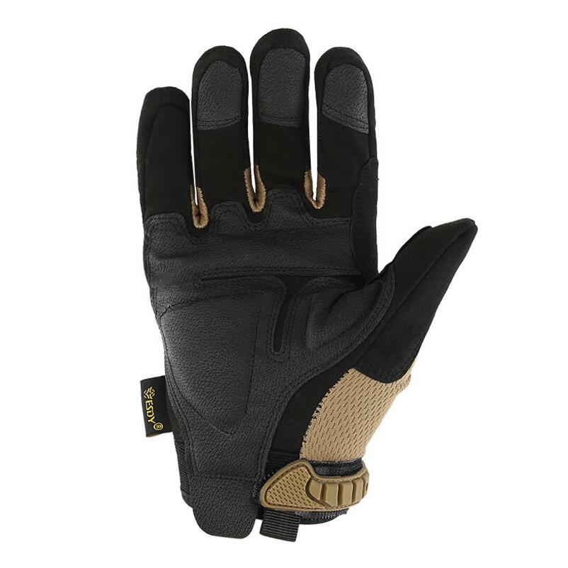 Armor-Shell Protection Full-Finger Tactical Gloves - Indigo-Temple