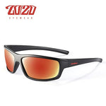 20/20™ Polarized Anti-Glare Sporty Sunglasses - Indigo-Temple