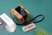 Tropical Hand-Woven Straw Purses - Indigo-Temple