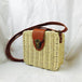 Tropical Hand-Woven Straw Purses - Indigo-Temple