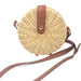 Tropical Hand-Woven Straw Purses - Indigo-Temple