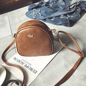 GoldCrown™ Zip-Up Compact Leather Purse - Indigo-Temple