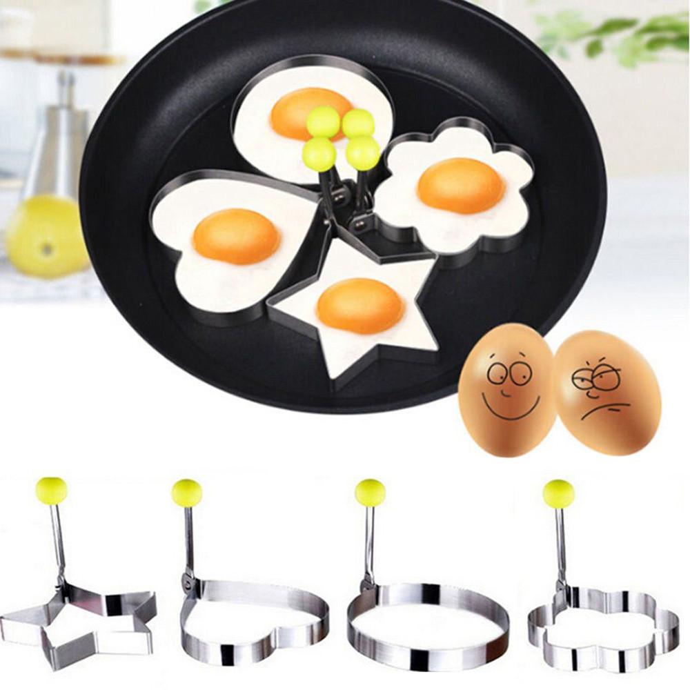 Stainless Steel Fried Egg/Pancake Shaper - Indigo-Temple