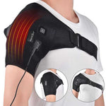 Heat Therapy Electric Adjustable Shoulder Brace - Indigo-Temple