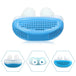 SILICONE MICRO ANTI-SNORING DEVICE - Indigo-Temple