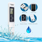 Portable LCD TDS Water Quality Tester - Indigo-Temple