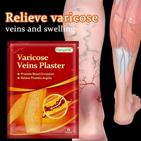 Leg Varicose Herbal Medicine Healing Patch (6pcs)