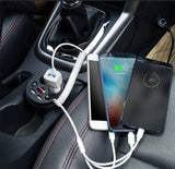 ChargingChief™ 3 In 1  Smart  Car Charger - Indigo-Temple